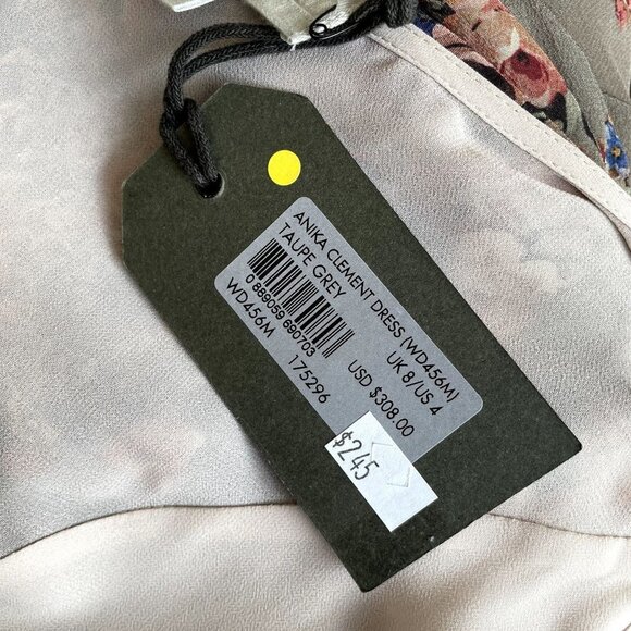 ALLSAINTS Anika Clement Silk Floral Wrap Dress - Picture 8 of 13